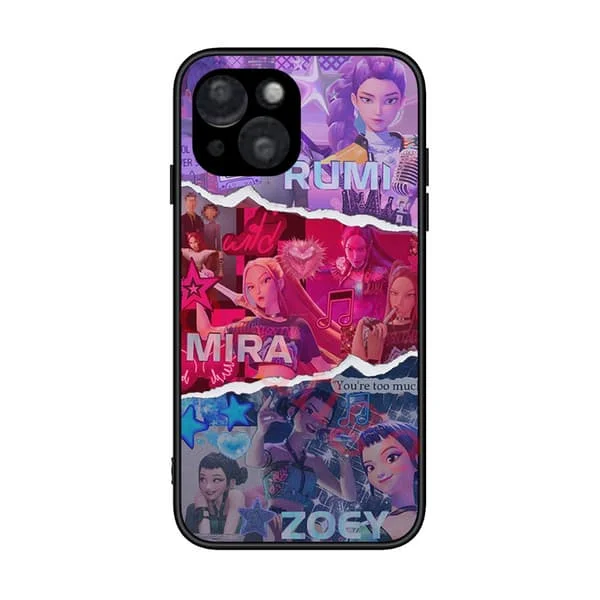 Apple iPhone 13pro mobilskal, nytt K-Pop Devil Hunter mobilskal, sött mobilskydd mjukt skal