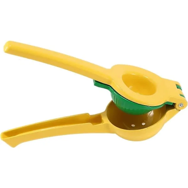 Sitronpresse, 2-i-1 Premiumkvalitet Metall Sitron Appelsin Lime Sitrus Håndpresse Juicer Manuell Sitronpresse Sikker Raskere og Effektiv