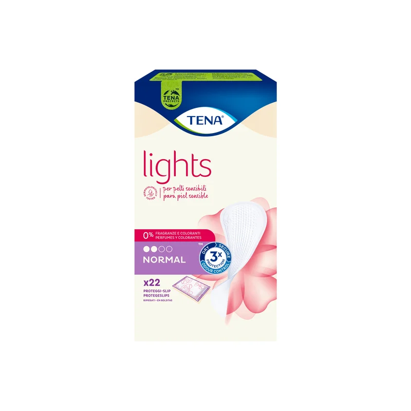 Lights By Tena Normal Proteggi-Slip Ripiegato 22 Pezzi