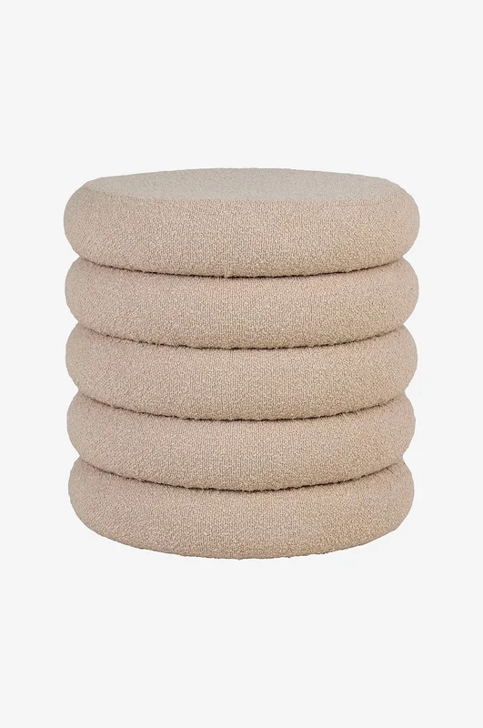 House Nordic - Puff Brooklyn - Beige - Fotpallar & Sittpuffar - Från Homeroom