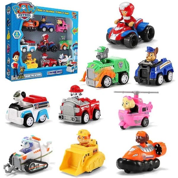 Paw Patrol Räddningsfordonsset pedagogiska leksaker för barn
