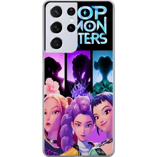 Kompatibelt Mobilskal till Samsung Galaxy S21 Ultra 5G Kpop Demon Hunters Skuggor Hjältar Stiger Mysterious Anime Power