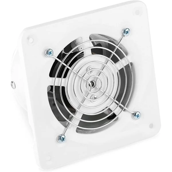 4-tums ventilationsfläkt Inline-kanalfläkt Låg ljudnivå Ventilationsfläkt 25w Genom-väggen avgas