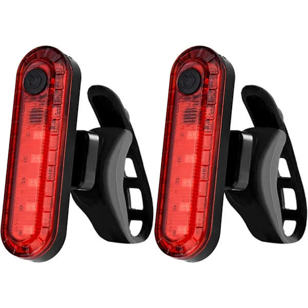 LED-polkupyörän takavalo, USB-ladattava, 2 kpl, LED-polkupyörän takavalo, erittäin kirkas polkupyörän takavalo