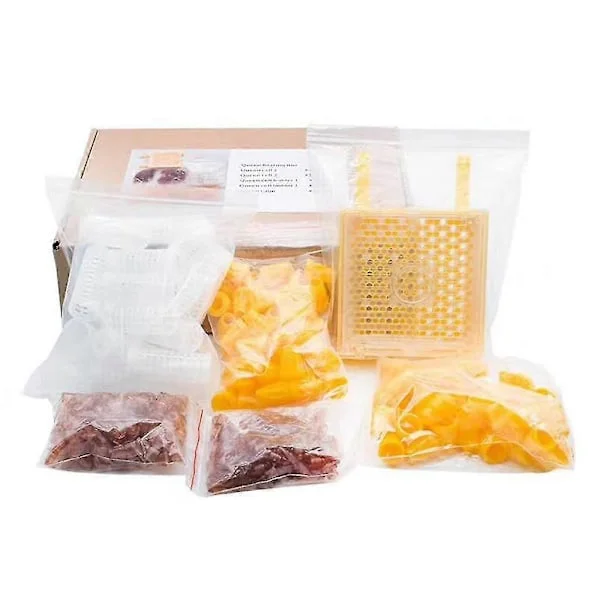 Plastik Biavl Dronningeopdræt Sæt Cellekopper Fangerboks Rullebure Til Biavls Avl Biavler Bikube Værktøj Biavlssystem