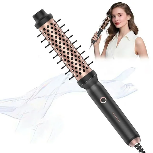 2-in-1 Hair Curler and Straightener with European Plug - Volumizing & Styling