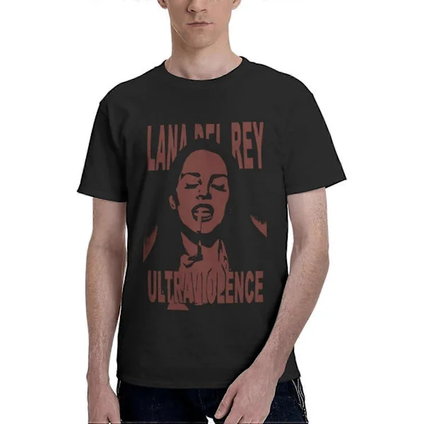 Lana Del Rey Youth Herr T-shirt Kortärmad Toppar Bekväm Vintage Tee