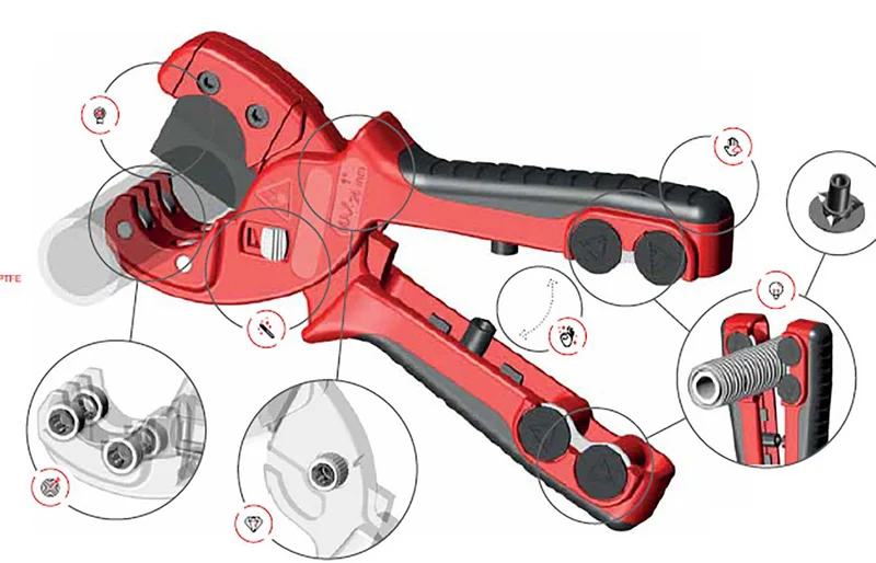 Ironside 100818 Plastavskärare 26 mm rördiameter, VVS-maskiner & -verktyg