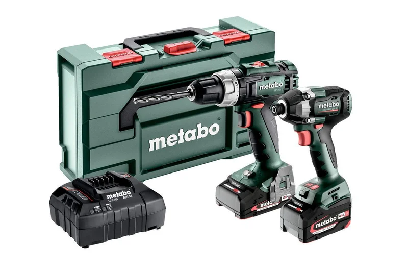 Metabo 685194000 Akkukonesarja 18 V, kahdella akulla ja laturilla, Koneet
