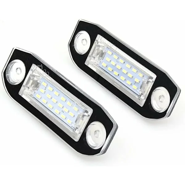 Sæt med 2 til Volvo VOLVO S40 S60 S80 XC70 XC60 nummerpladelys LED nummerpladelys