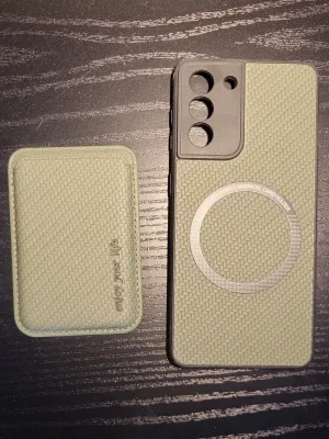Samsung Galaxy S21 FE MagSafe-kompatibelt skal med magnetisk kortficka