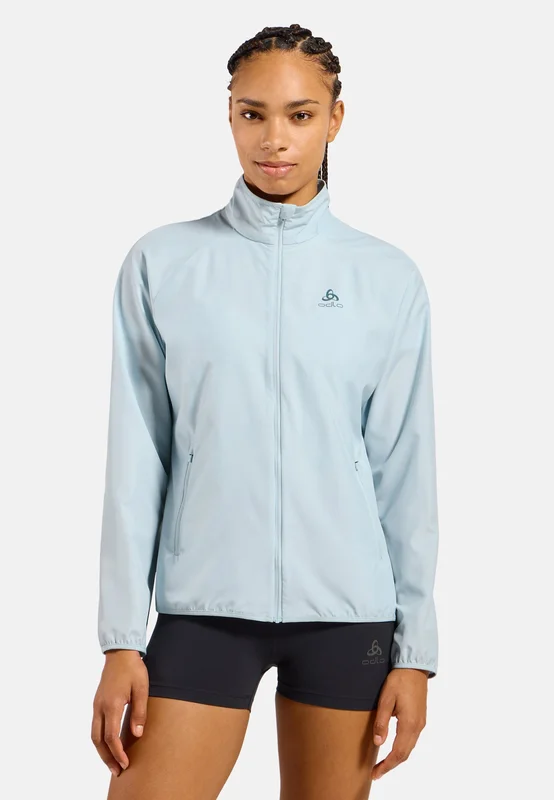 Odlo Essential Light Laufjacke für Damen, L, blau