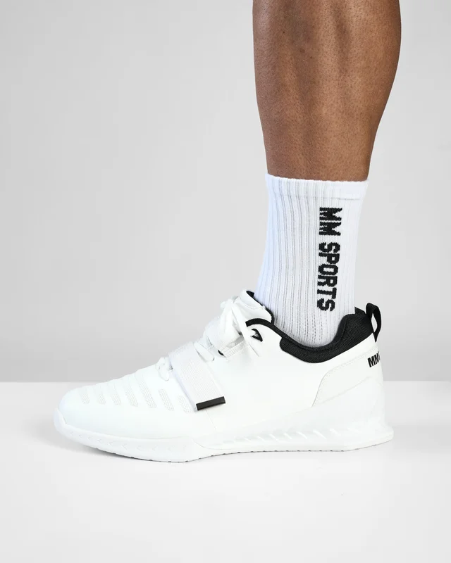 MM Sports Lifting Shoes, White - 38