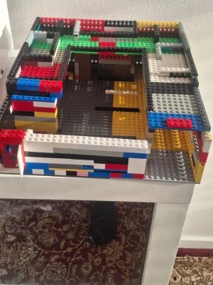Stort blandat Lego byggset