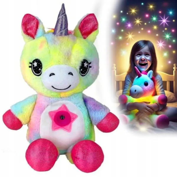 Tähtiunicorn Lamppu Ja Projektori - Yövalo Lapsille