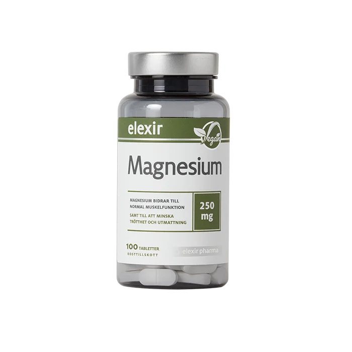 Elexir Pharma Magnesium 250mg 100 tabletter
