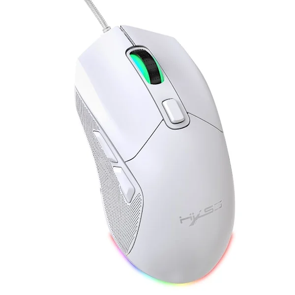 Honeycomb Shell Kablet Rgb Gaming Mus, Pc Gaming Mus Med 7 Knapper