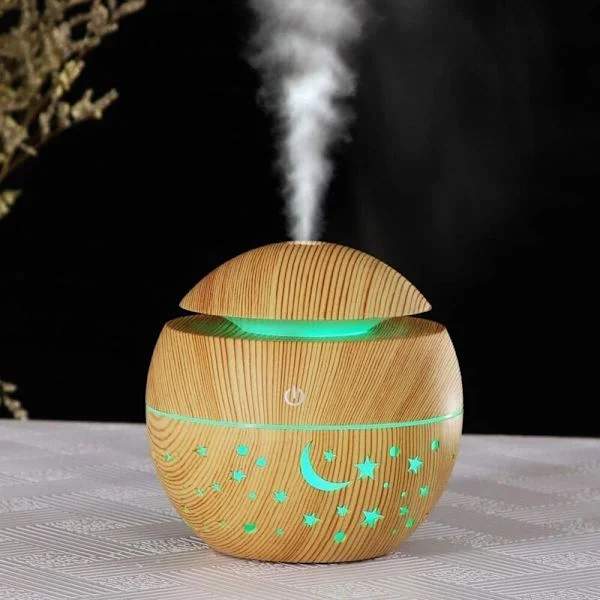 Innendørs plantefukter. 130 ml. Bærbar luftfukter. Mini plantefukter. Innendørs luftfukter. Liten luftspreder med trekorn