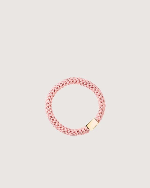 Dark Department Fat Hair Tie W/Gold Rosa Accessoarer Tjej - Kids Brand Store