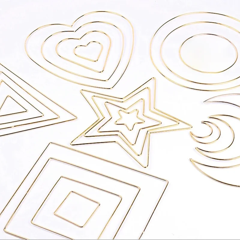 AliExpress - REGELIN Gold ColorMetal Traumfänger Traumfänger Ring Makramee Handwerk Hoop DIY Hochzeit Windspiel Hängende Dekorationen Zubehör