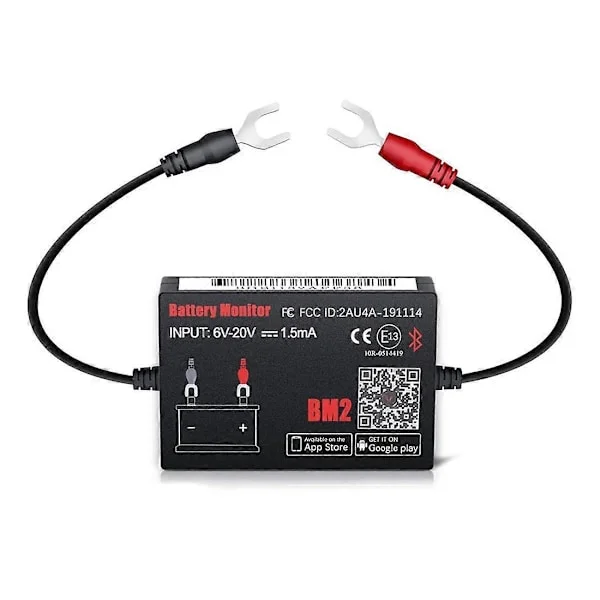 Bluetooth BM2 12V Battery Monitor Car Battery Analyzer Test Battery Diagnostic Tool for iOS Phone