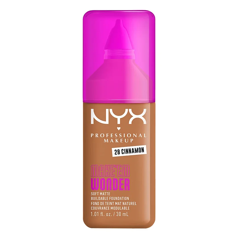 NYX PROFESSIONAL MAKEUP Make Em Wonder Foundation 28 Cinnamon, Makeup, Ansigt, Foundation