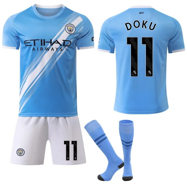 25269 Harland 17 Debrouane ny tröja Manchester City hemmafotbollsdräkt