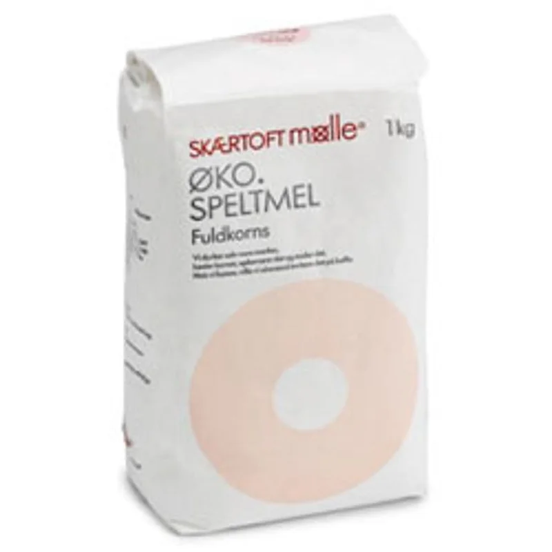 Skærtoft mølle Speltmel fuldkorn Ø 1 kg, Helse & Madvarer, Mel, Speltmel