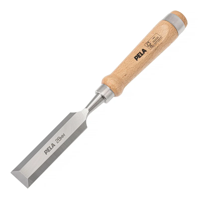 PELA 548296 Stämjärn med trähandtag 28 mm, Handverktyg