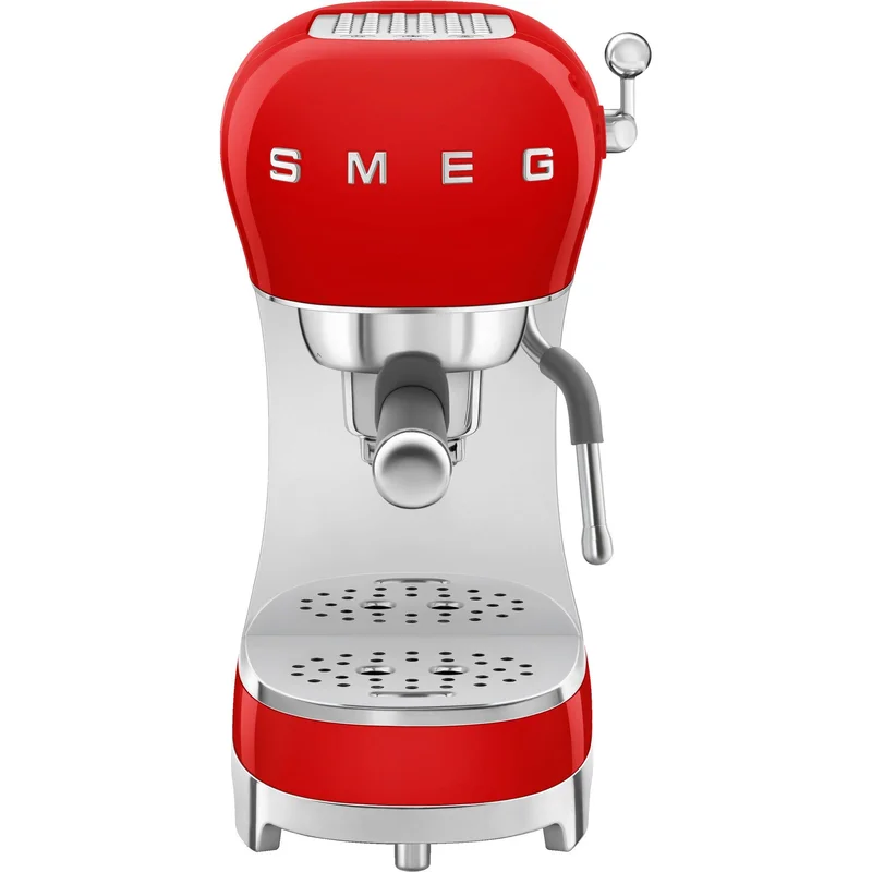 Smeg ECF02 Espressomaskine, rød | KitchenOne