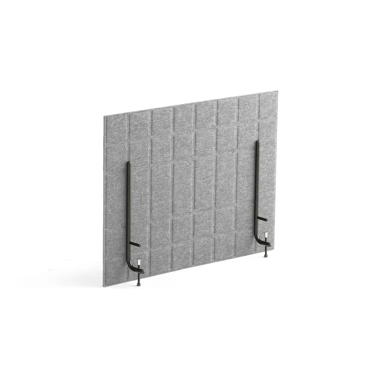 Pöytäsermi SPLIT, 800x600 mm, vaaleanharmaa
