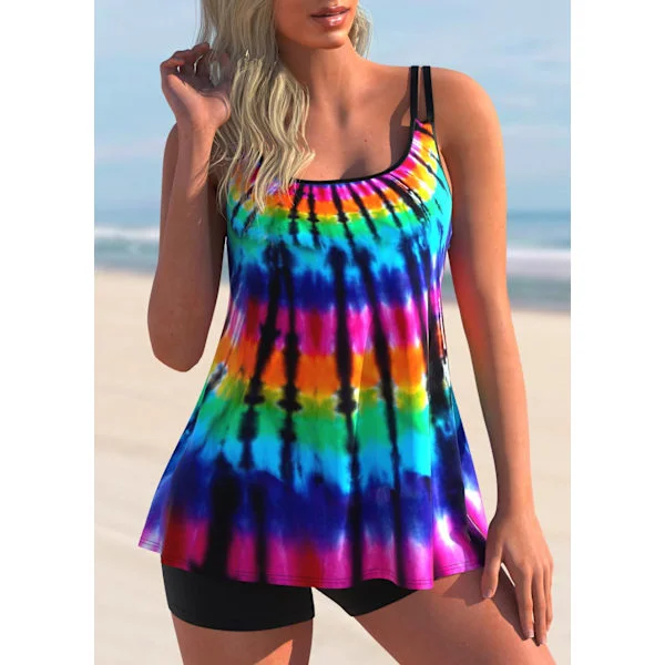 Tankini sæt til kvinder Badetøj Plus Size