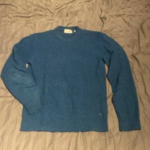 Van gils strukturerad tröja blå