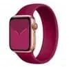 Solo Loop-kompatibelt Apple Watch-armband 46 mm 45 mm 44 mm 40 41 42 mm Ultra 49 mm 38 44 mm correa armband iWatch serie 10 9 8 7 3 4 5 6 Rem Garnet-R