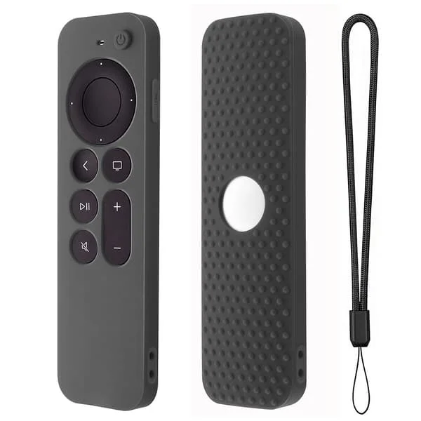 Stötsäkert Halkfritt Skyddsfodral för Fodral Fallskydd för -AppleTV 4K Mjukt Silikon Fjärrkontroll