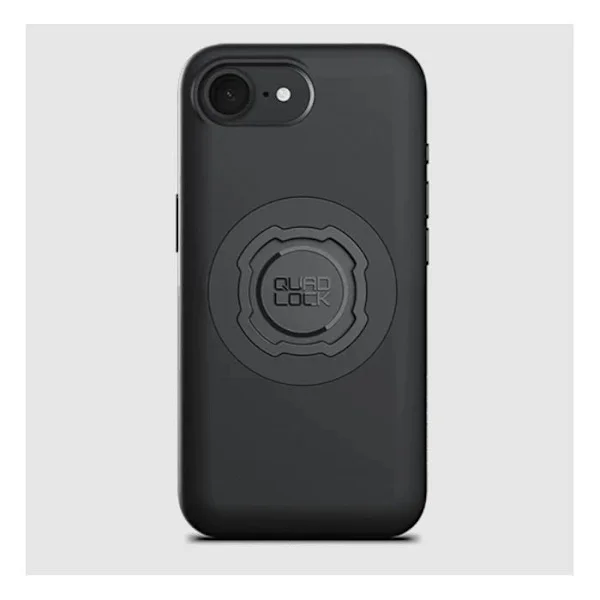 Telefonfodral - QUAD LOCK - iPhone 16 (SE4) - Twist & Lock mekanism - Stötdämpning - TPU kant-till-kant