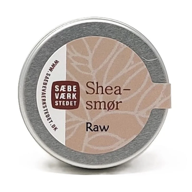 SÆBEVÆRKSTEDET Økologisk Sheasmør Raw 14 g, Hudpleje, Ansigtspleje, Læbepleje