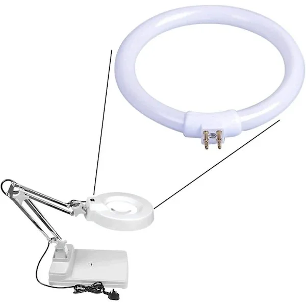 T4 Rund Lampe Rundt Lysrør Rør Ringlys Rør Rør Ringlampe Rund Pære Rør Ring Pære Sirkulært Lysrør 11w 110-220v 200lm? Med