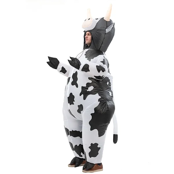 Oppblåsbare kostymer Juleforestilling Kostymer Halloween Kostymer melkeku Voksenstørrelse milk cow