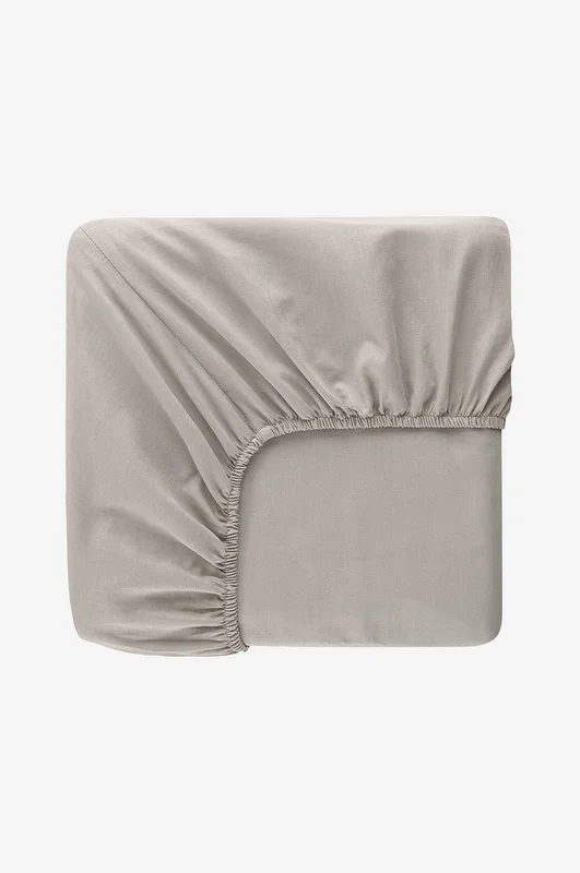 Borganäs of Sweden - Faconsyet lagen - Beige - Faconsyede lagner - 180X200 - Fra Homeroom