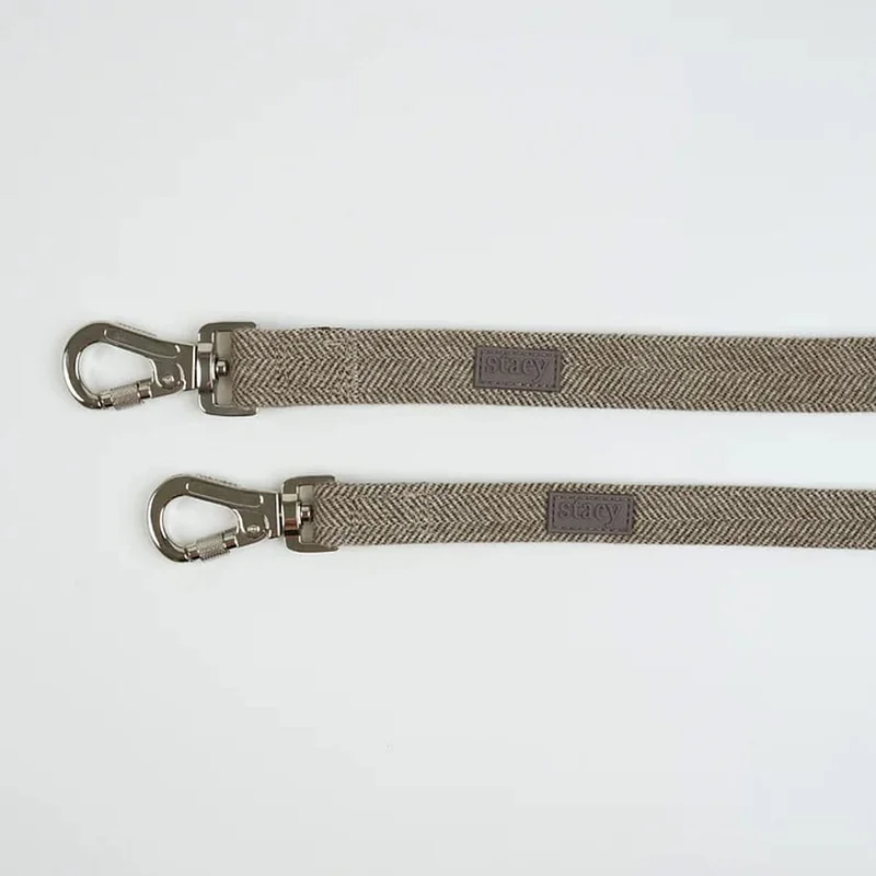 Staey Elma Leash Mocca M, Tøj & Bolig, Tilbehør Til Kæledyr, Halsbånd & Seler