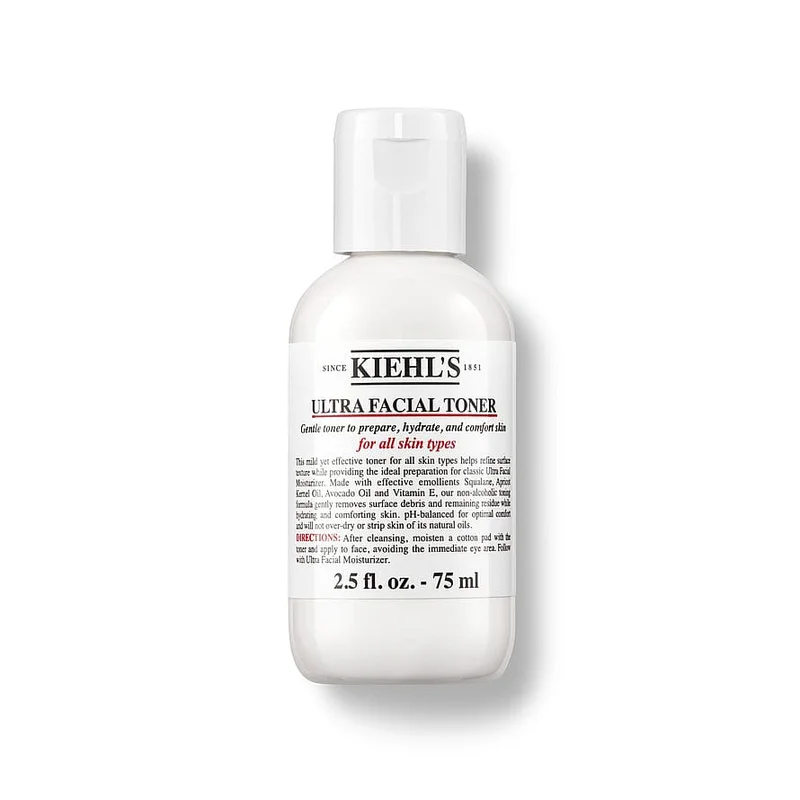 Kiehl’s Ultra Facial Toner 75 ml, Rejsestørrelse, Mænd, Ansigtspleje, Renseprodukter