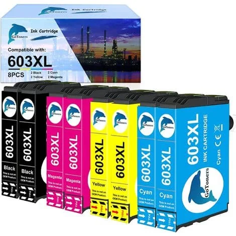 Yhteensopiva mustepatruuna Epson 603 XL 603XL -muste tulostimiin XP-2100 XP-2105 XP-2150 XP-2155 XP-3100 XP-3105 XP-3150 XP-4100 XP-4105 XP-4150 WF-