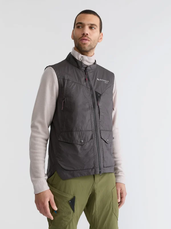 Klättermusen Ansur Vindvest Herre - Raven-Black - L