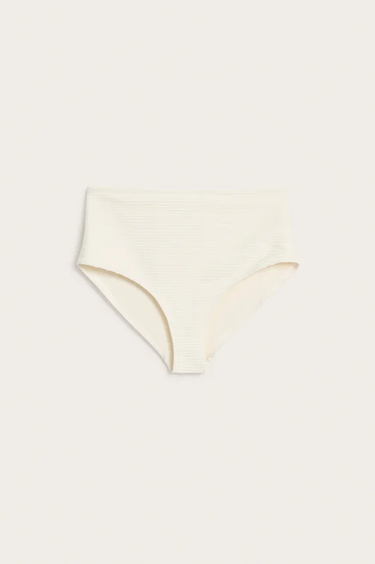 Kappahl | Bikinitrosa hög midja Offwhite L | Dam
