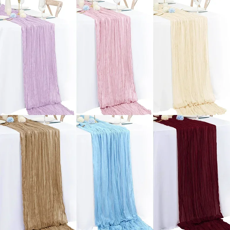 AliExpress - 1pc Käsetuch Tisch Läufer Land Stil Gaze Käse Tuch Tischdecke Für Hochzeit Braut Dusche Baby Dusche Geburtstag Party