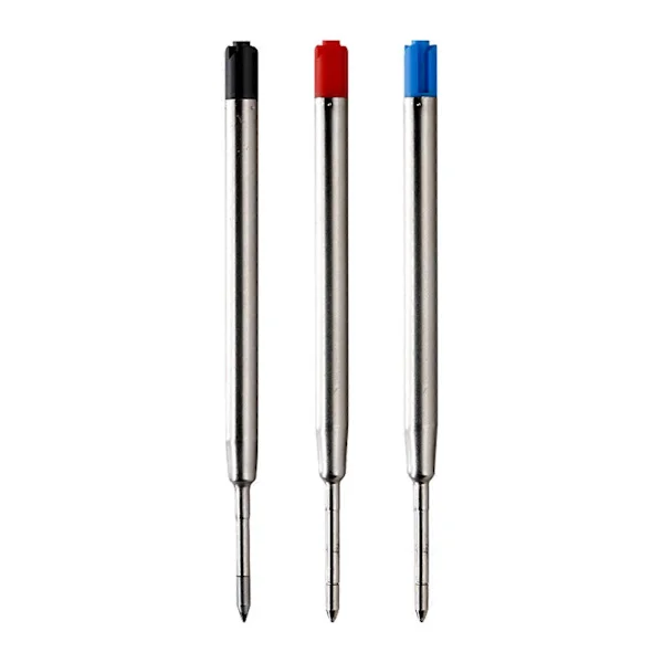 20 stk. 9,9 cm Medium Spiss Svart Blekk Kulepenn Patroner for Parker Penner (FMY)