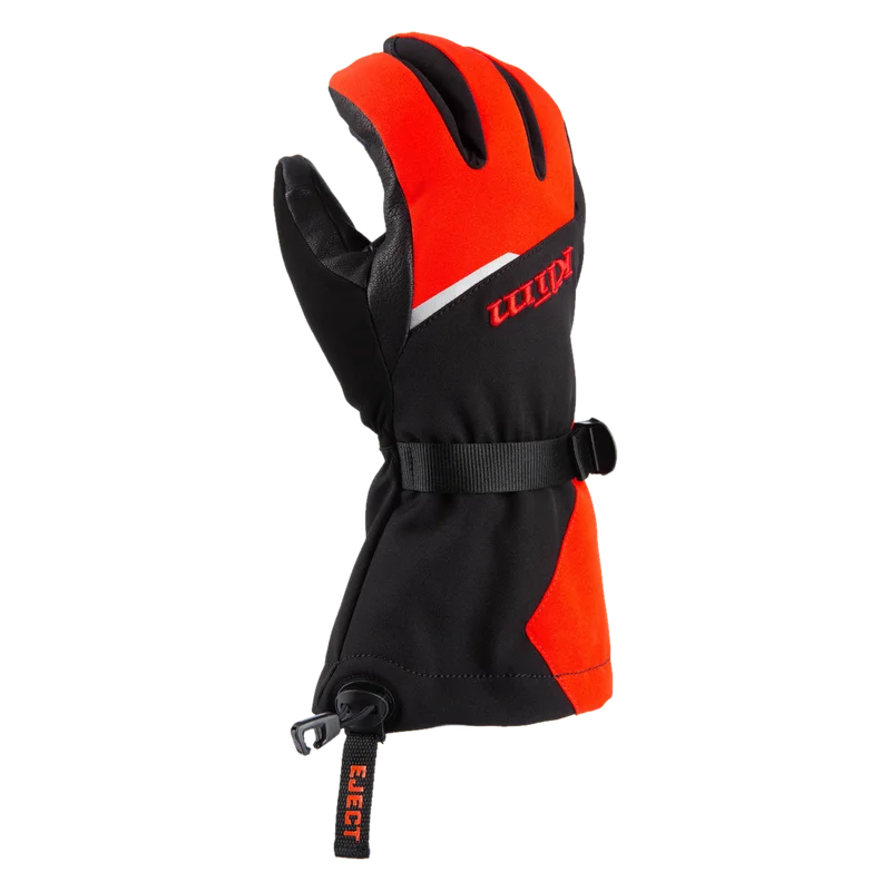 Gants de Ski Klim Fusion Gauntlet Noir/Rouge feu L