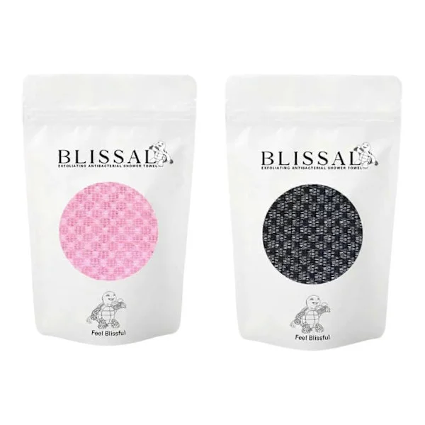 Exfolierande duschhandduk Inga fler kemikalier Exfoliering för alla åldrar, Exfolierande antibakteriell duschhandduk