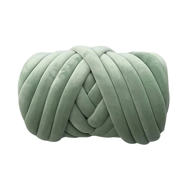 0,5 kg tjockt supertjockt garn för handstickning virkning mjuk stor bomull DIY armstickning roving spinning garn 17 17